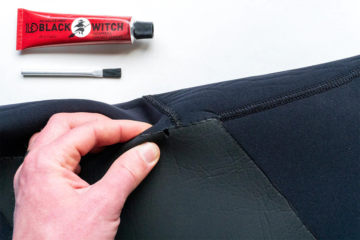 Wetsuit reparieren